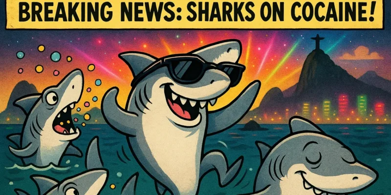 Shark study in Brazil: sharpnose sharks with cocaine in their bodies