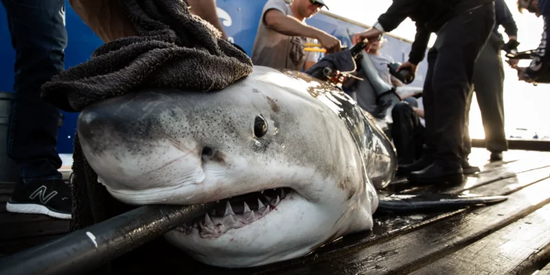 Great white shark tagged by OCEARCH