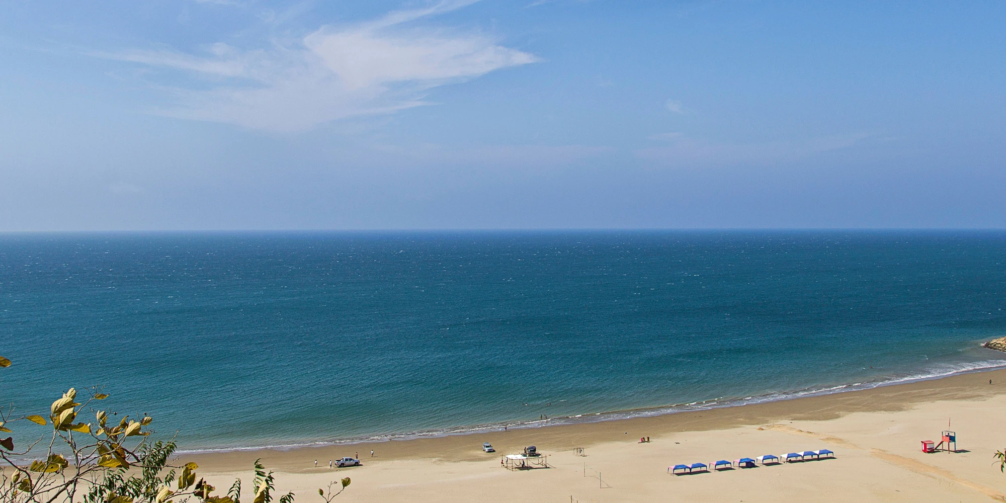 Beach in Santa Marianita, Ecuador